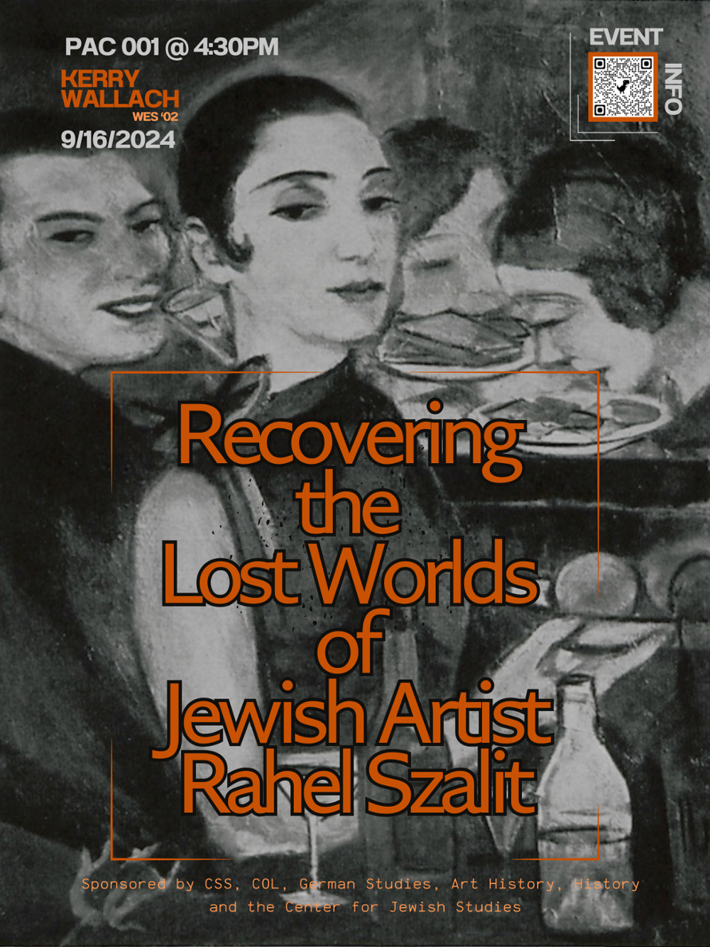 Kerry Wallach talk on Monday September 16 2024 in Frank Center 001